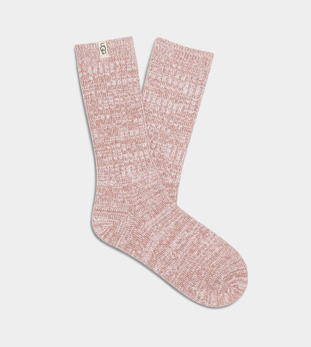 Ugg Socks Canada - Ugg Women's Rib Knit Slouchy Crew Pink